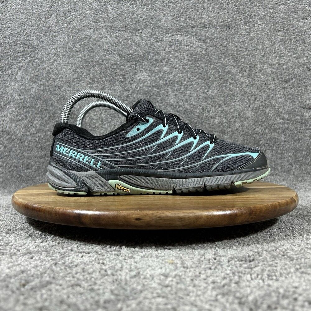 Merrell Bare Access Arc 4 Women’s Size 8 Black Adventurine Trail Running Shoes